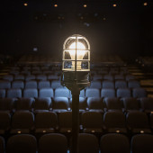 ghost light with theater seats