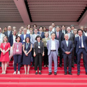 a picture showing a group of university leaders
