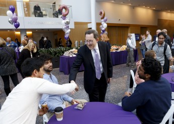 coffee and donuts with president michael schill