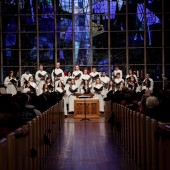 Choir singing in the Alice Millar Chapel