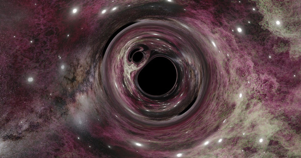 Black hole Wallpaper 4K, Astronaut, Spiral galaxy, Stars