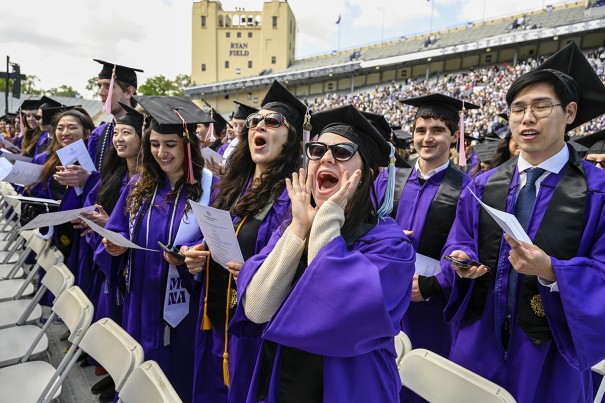 Scenes from Commencement - Northwestern Now