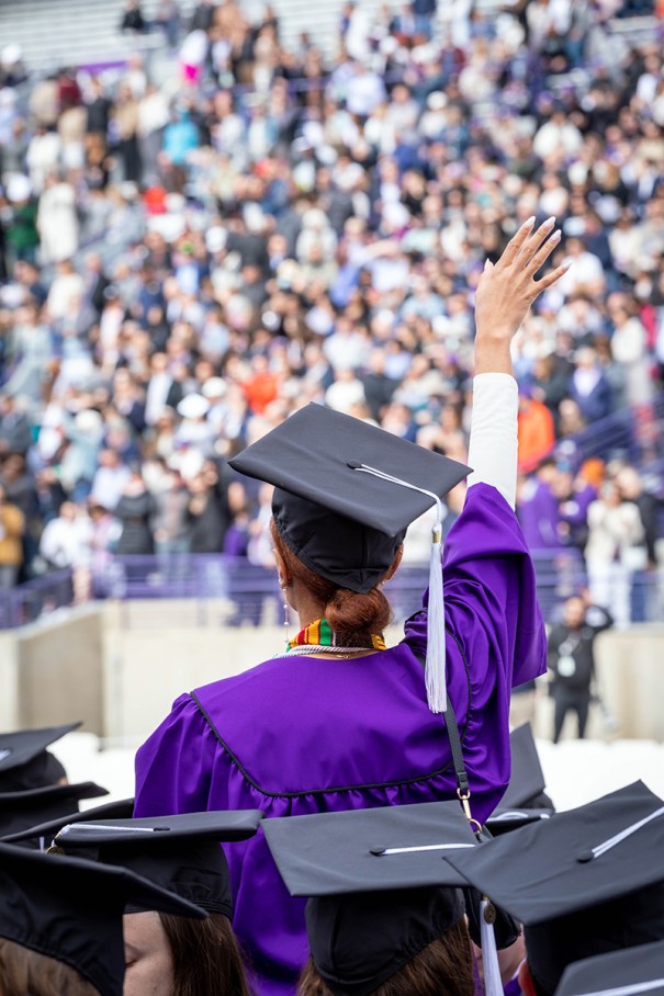 Scenes from Commencement Northwestern Now