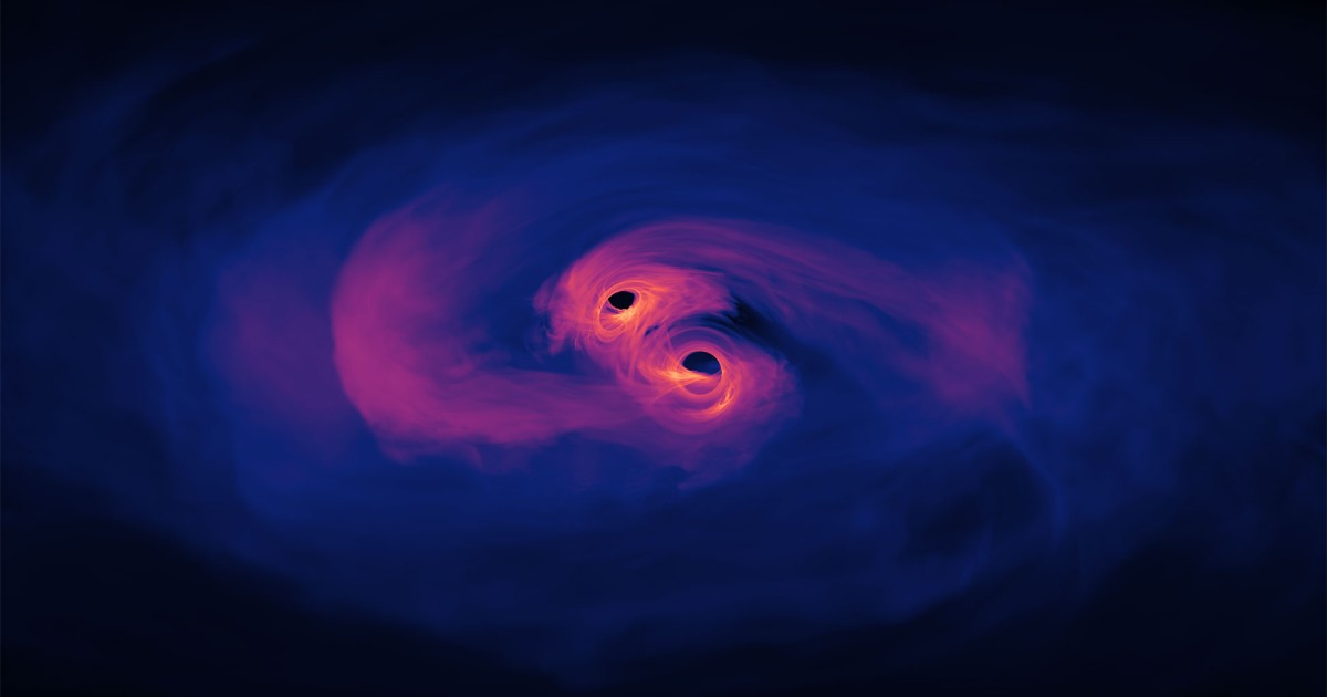 Układy podwójne supermasywnych czarnych dziur mogą wkrótce wykryć fale grawitacyjne