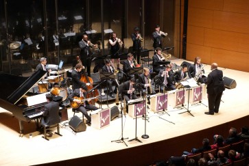 photo of jazz orchestra concert