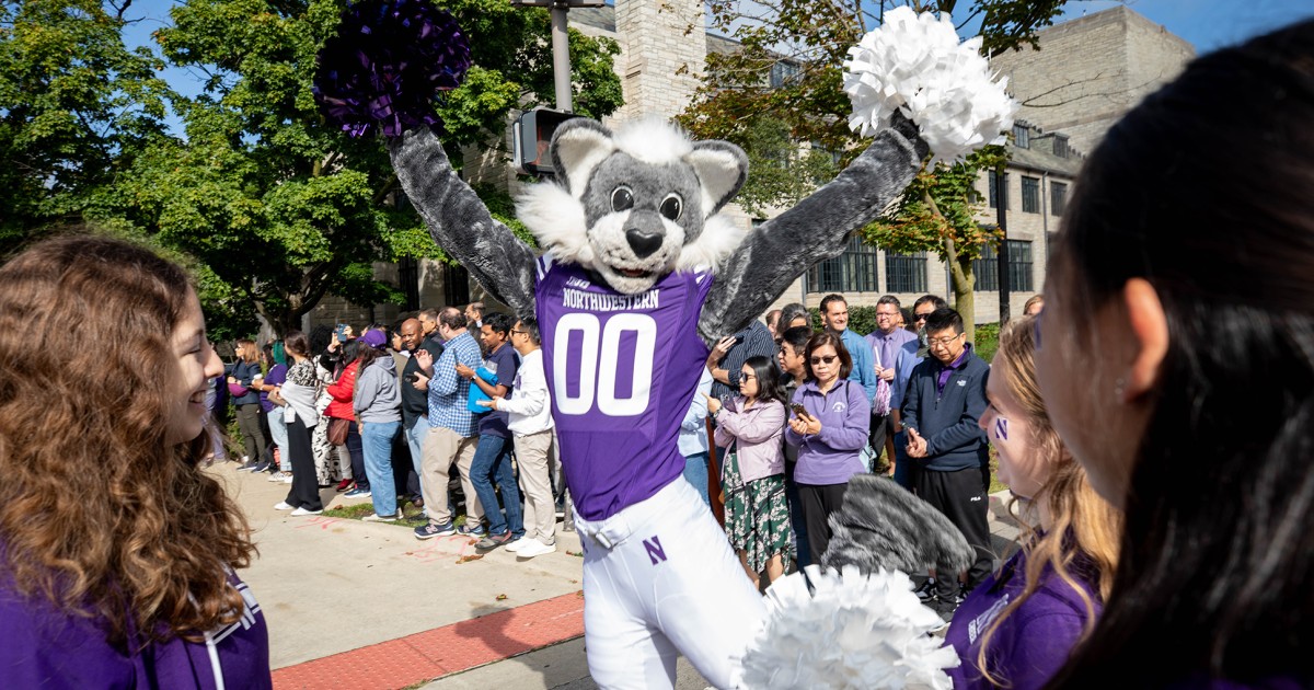 Sights and sounds of March Through the Arch Northwestern Now