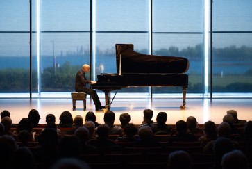 Pianist Stewart Goodyear performs during the Bienen School of Music's 