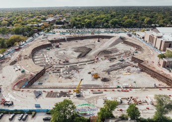 Aerial view of Ryan Field