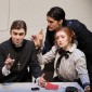 three cast members perform during the opera "Albert Herring"