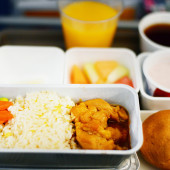 Airplane meal