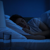 Brain waves while someone is breathing