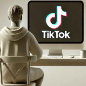 someone using the computer