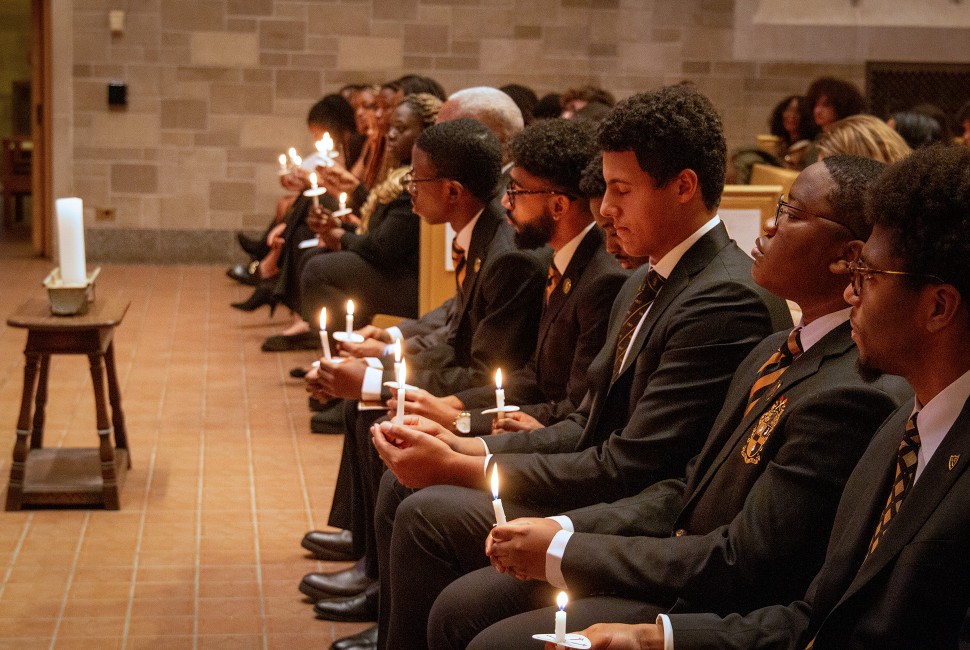 a previous MLK Commemoration candlelight vigil