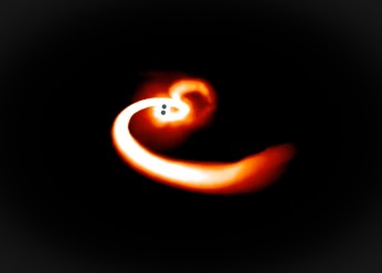 Black holes spin together to create a heart shape