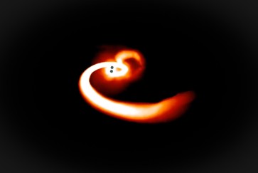 Black holes spin together to create a heart shape