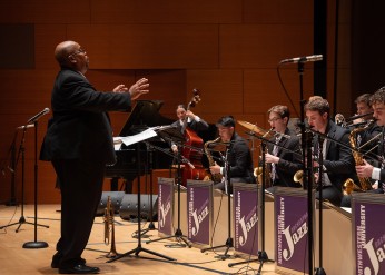 a Northwestern Jazz Orchestra performance