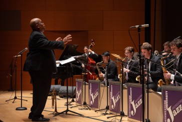 a Northwestern Jazz Orchestra performance