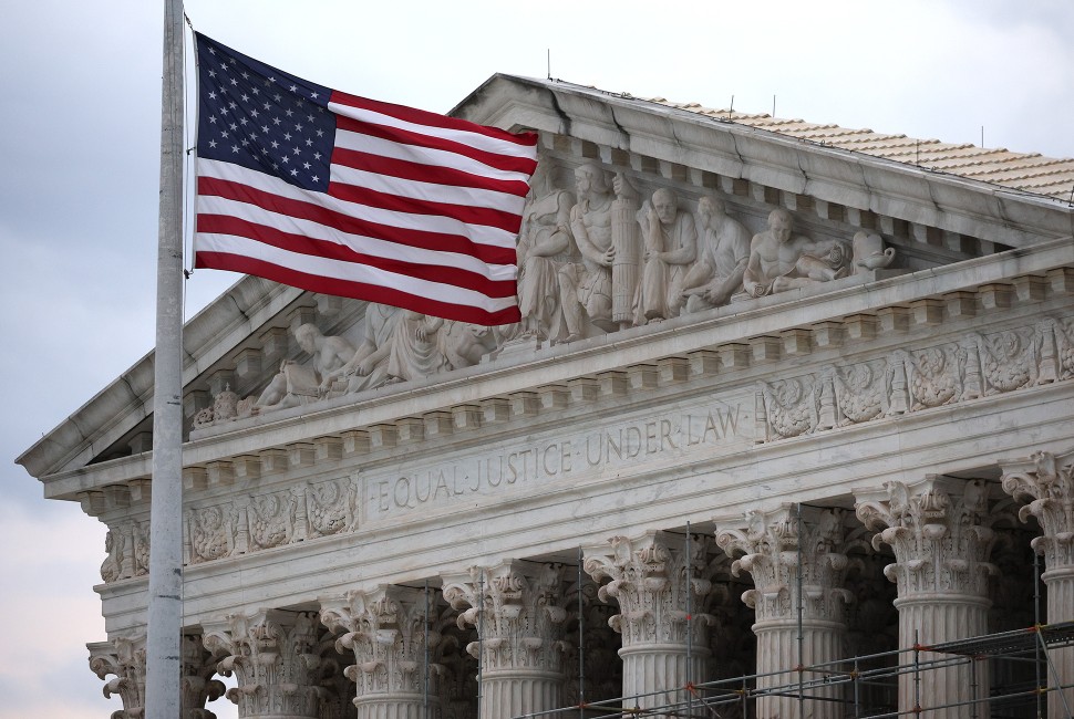 Outside the Supreme Court 