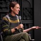 Jacinda Ardern speaks at an event