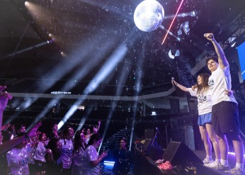A scene from Dance Marathon at Northwestern