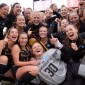Northwestern field hockey celebrates after winning the 2024 NCAA championship