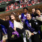 Members of the 2024 homecoming court take a selfie 