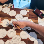 Testers playing Point Taken 