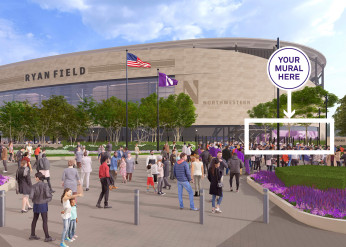 rendering of the exterior of new Ryan Field