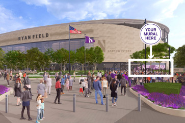 rendering of the exterior of new Ryan Field