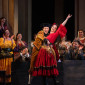 Performers rehearse for “Carmen”