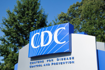 A sign for the U.S. Centers for Disease Control and Prevention