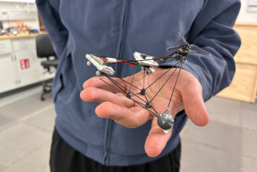 spinning drone
