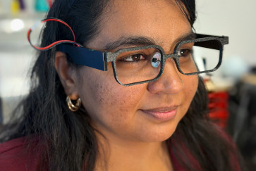 blink-powered glasses