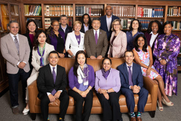 The NAA board members pose for a picture