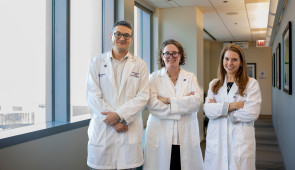 Portrait of three ovarian aging scientists
